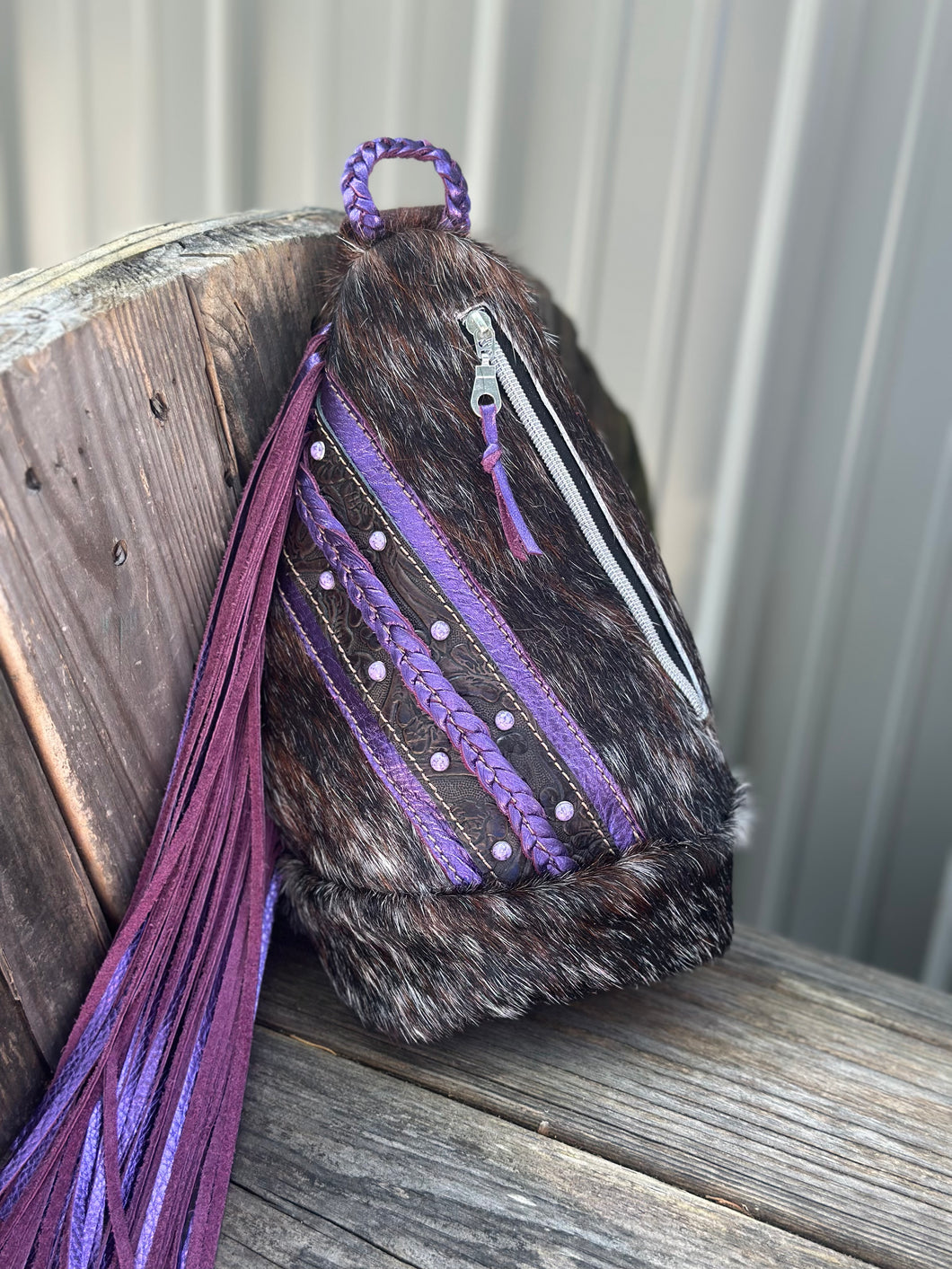 Purple Lovers Sling Bag