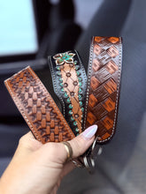 Load image into Gallery viewer, Neutral Checkered Tool Keychain
