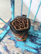 Load image into Gallery viewer, Squash Blossom Tooled Sunglass Case
