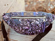 Load image into Gallery viewer, Purple Roses LV Bum Bag
