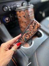 Load image into Gallery viewer, Sky Country Tooled Keychain
