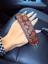 Load image into Gallery viewer, Neutral Checkered Tool Keychain
