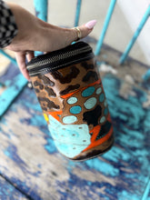 Load image into Gallery viewer, Squash Blossom Tooled Sunglass Case
