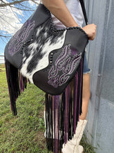 Load image into Gallery viewer, Purple Boot Stitch Large Juney
