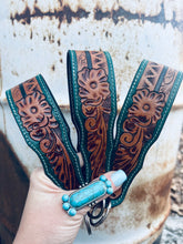 Load image into Gallery viewer, Tooled Simple Cowgirl Keychain
