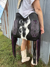 Load image into Gallery viewer, Purple Boot Stitch Large Juney
