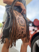 Load image into Gallery viewer, The Fringed Sunflower Bag
