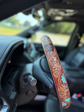 Load image into Gallery viewer, Spads Turq and Pink Steering Wheel Cover
