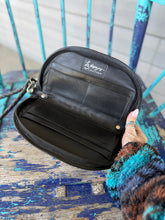 Load image into Gallery viewer, Feather Burst Tooled Convertible Clutch
