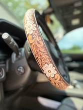 Load image into Gallery viewer, Neutral Floral Steering Wheel Cover (PRE-ORDER)
