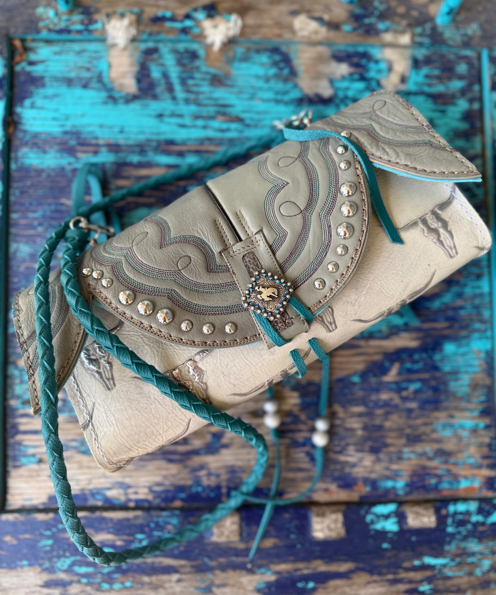 Boot Repurposed Tanya Clutch – L3 Designs Leather