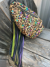 Load image into Gallery viewer, Rainbow Leopard Sling Bag
