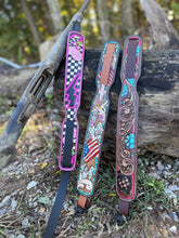 Load image into Gallery viewer, Patriot Longhorn Bloom Leather Carry Strap
