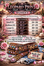 Load image into Gallery viewer, Pink Lighting Bolt Tooled Belt
