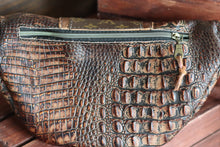 Load image into Gallery viewer, Croc Brown LV Bum Bag
