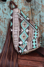 Load image into Gallery viewer, Turquoise Navajo Sling Body Bag

