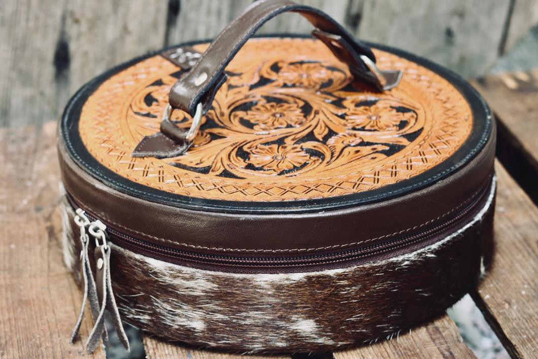 Round Make Up Case