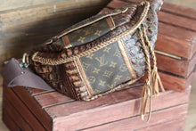 Load image into Gallery viewer, Croc Brown LV Bum Bag
