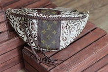 Load image into Gallery viewer, Chocolate Ivory Cowboy Tool LV Bum Bag
