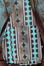 Load image into Gallery viewer, Turquoise Navajo Sling Body Bag
