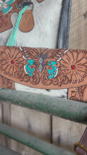 Load and play video in Gallery viewer, Butterfly Season Regular Cowhide Wallet
