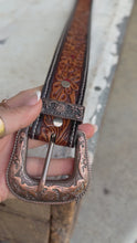 Load and play video in Gallery viewer, High Country Tooled Belt
