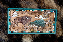 Load image into Gallery viewer, Bison Hand Tooled Double Braid Kindall Deluxe
