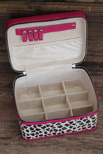 Load image into Gallery viewer, Salt and Pepper Brown Double Decker Medium Jewelry Case
