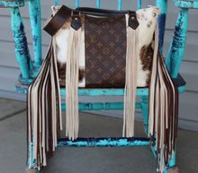 Load image into Gallery viewer, Brindle Kindall Repurposed LV with Handles
