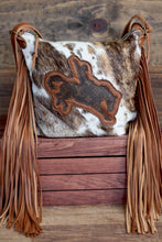 Load image into Gallery viewer, Bronc Rider Leopard and Repurposed LV Mini Charolene
