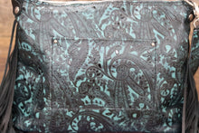 Load image into Gallery viewer, Light Brindle with Aqua Paisley Kindall
