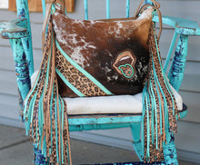 Load image into Gallery viewer, Turquoise and Leopard Mouth Charolene Convertible
