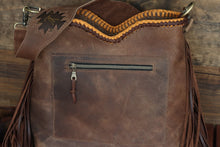 Load image into Gallery viewer, Hand Tooled and Repurposed LV Double Braided Dutton Deluxe
