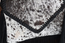 Load image into Gallery viewer, Speckled Cowhide with Braided flap
