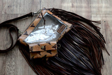 Load image into Gallery viewer, Clear Stadium Bag 360 Fringe Longhorn Maybelle
