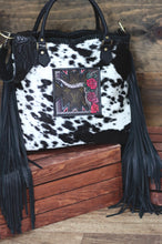 Load image into Gallery viewer, Black and Pink Longhorn Braided Dutton Deluxe
