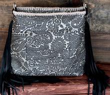 Load image into Gallery viewer, Grey and Black Paisley Dutton

