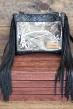 Load image into Gallery viewer, Black Navajo Clear Stadium Bag  Maybelle
