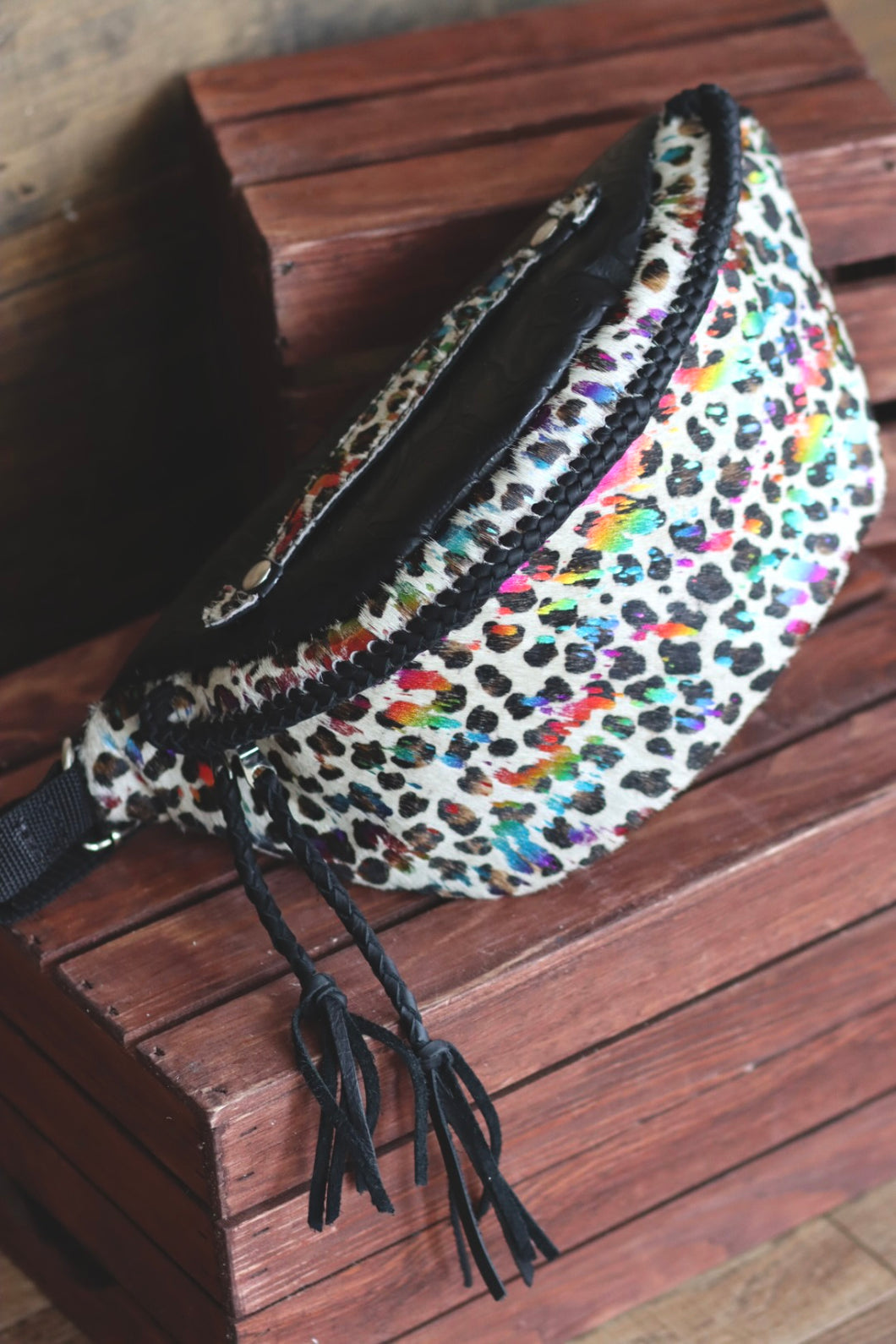 Rainbow Leopard Bum Bag