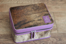 Load image into Gallery viewer, Purple Double Decker Medium Jewelry Case
