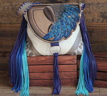 Load image into Gallery viewer, Headdress Dutton Tri-Color Blue
