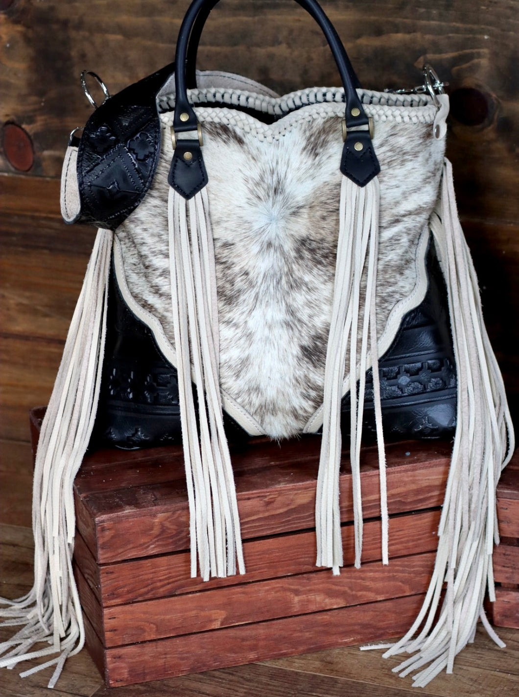 Black Navajo And Blonde  Double Braided Dutton Deluxe