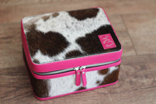 Load image into Gallery viewer, Pink Tri Color Double Decker Medium Jewelry Case
