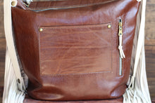 Load image into Gallery viewer, Aqua Pendleton Saddle Leather Charolene Convertible
