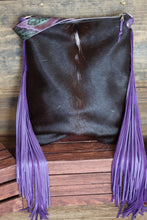 Load image into Gallery viewer, Purple Feather Backpack Crossover
