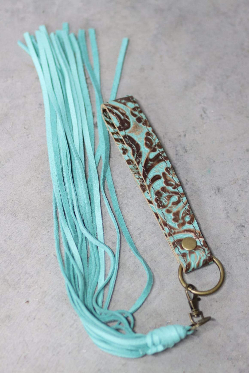 Turquoise cowboy tool Cowgirl keychain