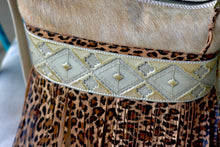 Load image into Gallery viewer, White Navajo with Leopard Charolene Convertible
